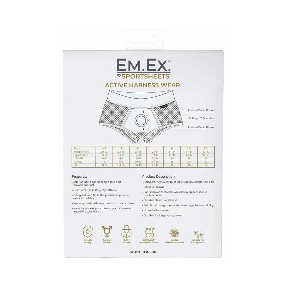 Sportsheets Em.Ex. Fit Harness Fishnet