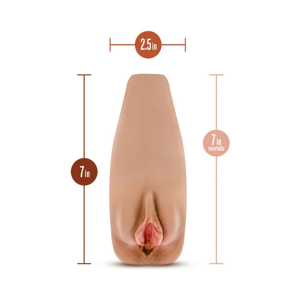 Blush M Elite Soft + Wet Renata Vagina Stroker with Bullet Vibrator