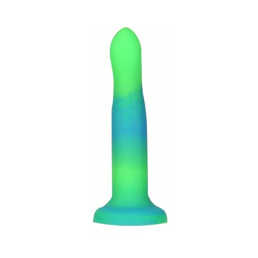 Addiction Rave Silicone Glow In The Dark Dildo 8in