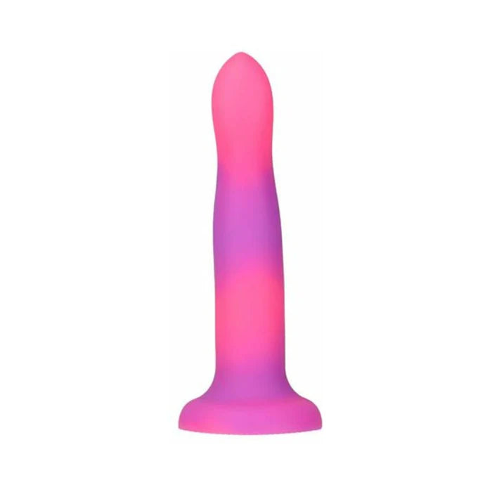 Addiction Rave Silicone Glow In The Dark Dildo 8in