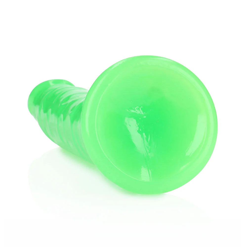 RealRock Glow in the Dark Slim 10 in. Dildo