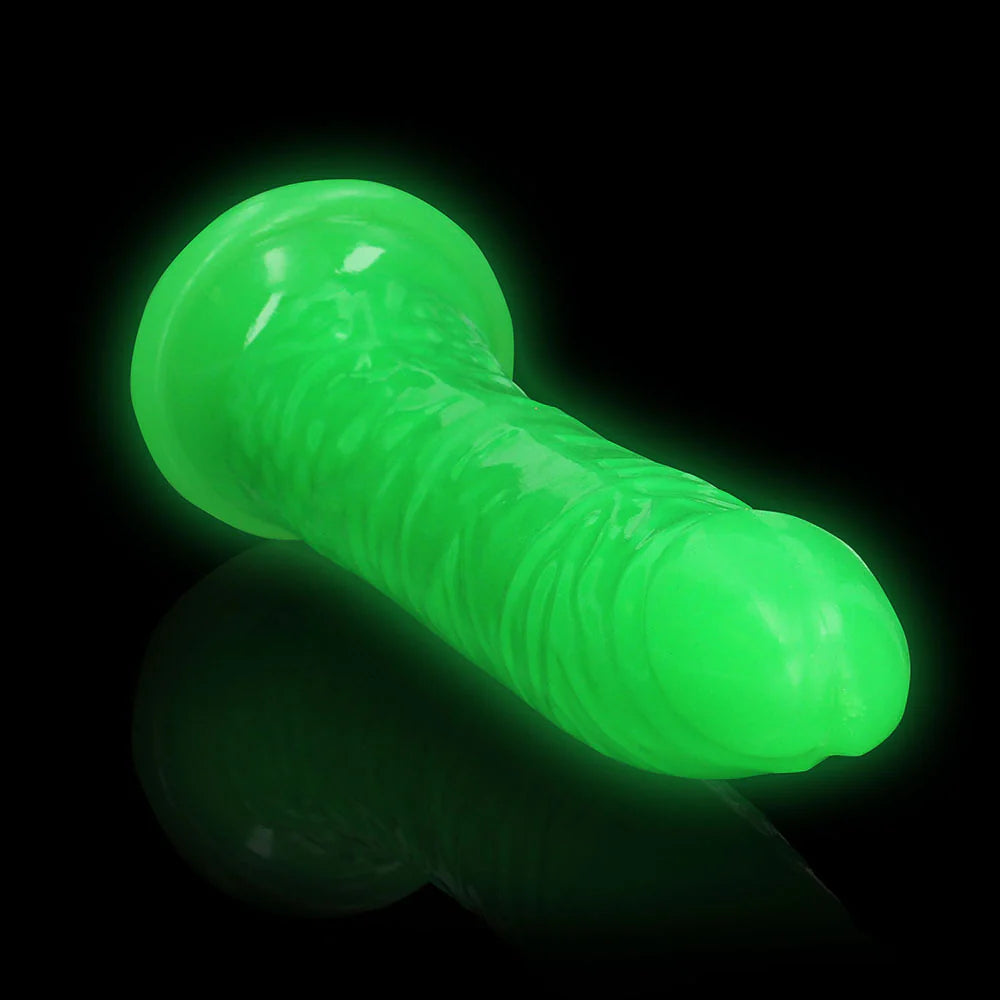 RealRock Glow in the Dark Slim 10 in. Dildo