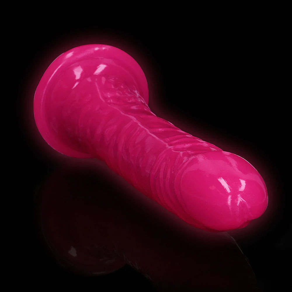 RealRock Glow in the Dark Slim 10 in. Dildo