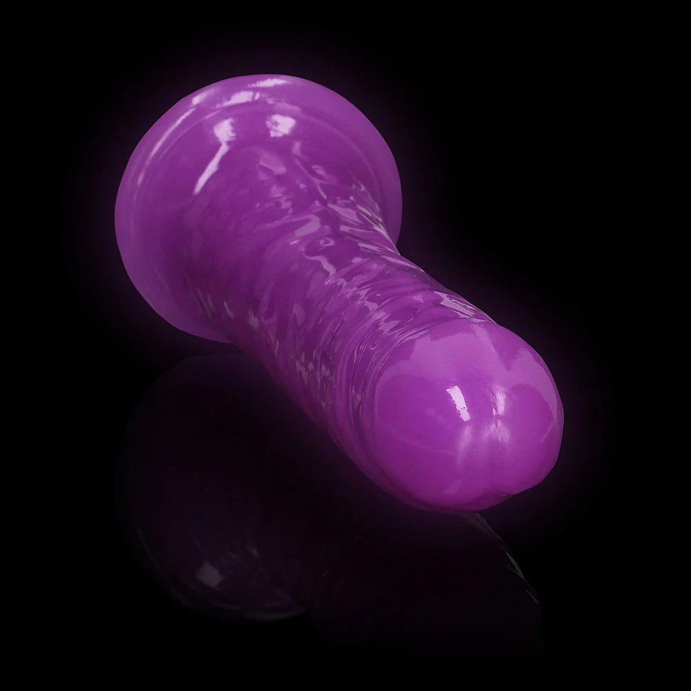 RealRock Glow in the Dark Slim 9 in. Dildo