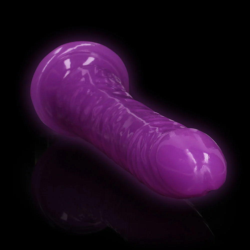 RealRock Glow in the Dark Slim 10 in. Dildo