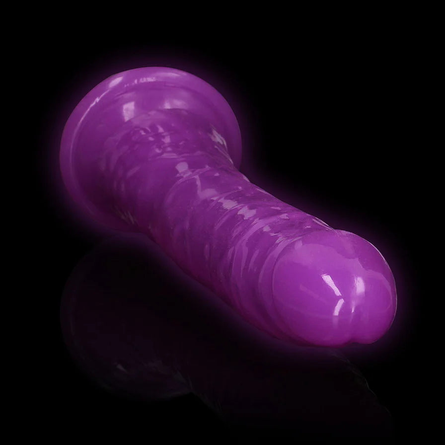 RealRock Glow in the Dark Slim 11 in. Dildo