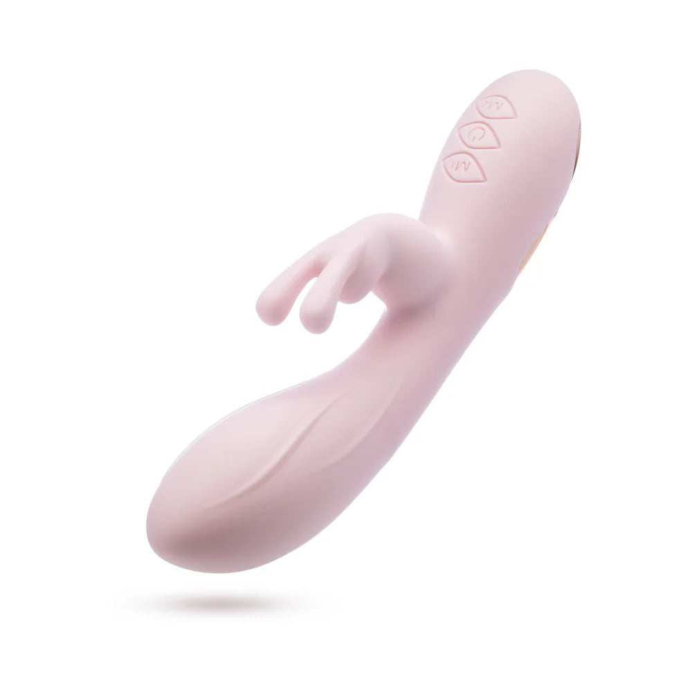 Blush Collection Morgan Rechargeable Silicone Rabbit Vibrator - Pink