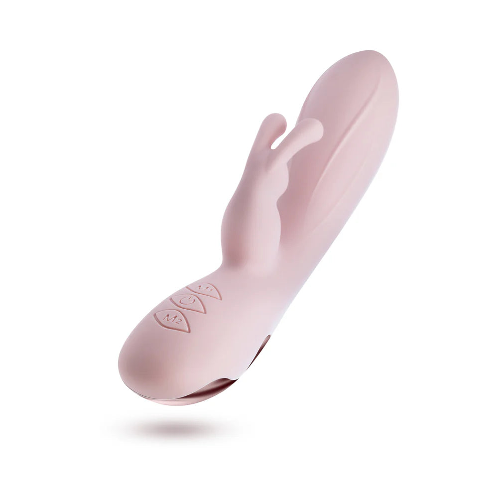 Blush Collection Morgan Rechargeable Silicone Rabbit Vibrator - Pink