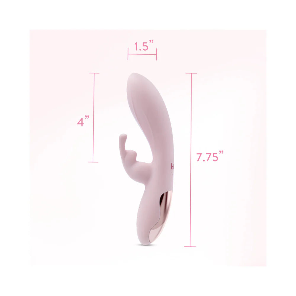 Blush Collection Morgan Rechargeable Silicone Rabbit Vibrator - Pink