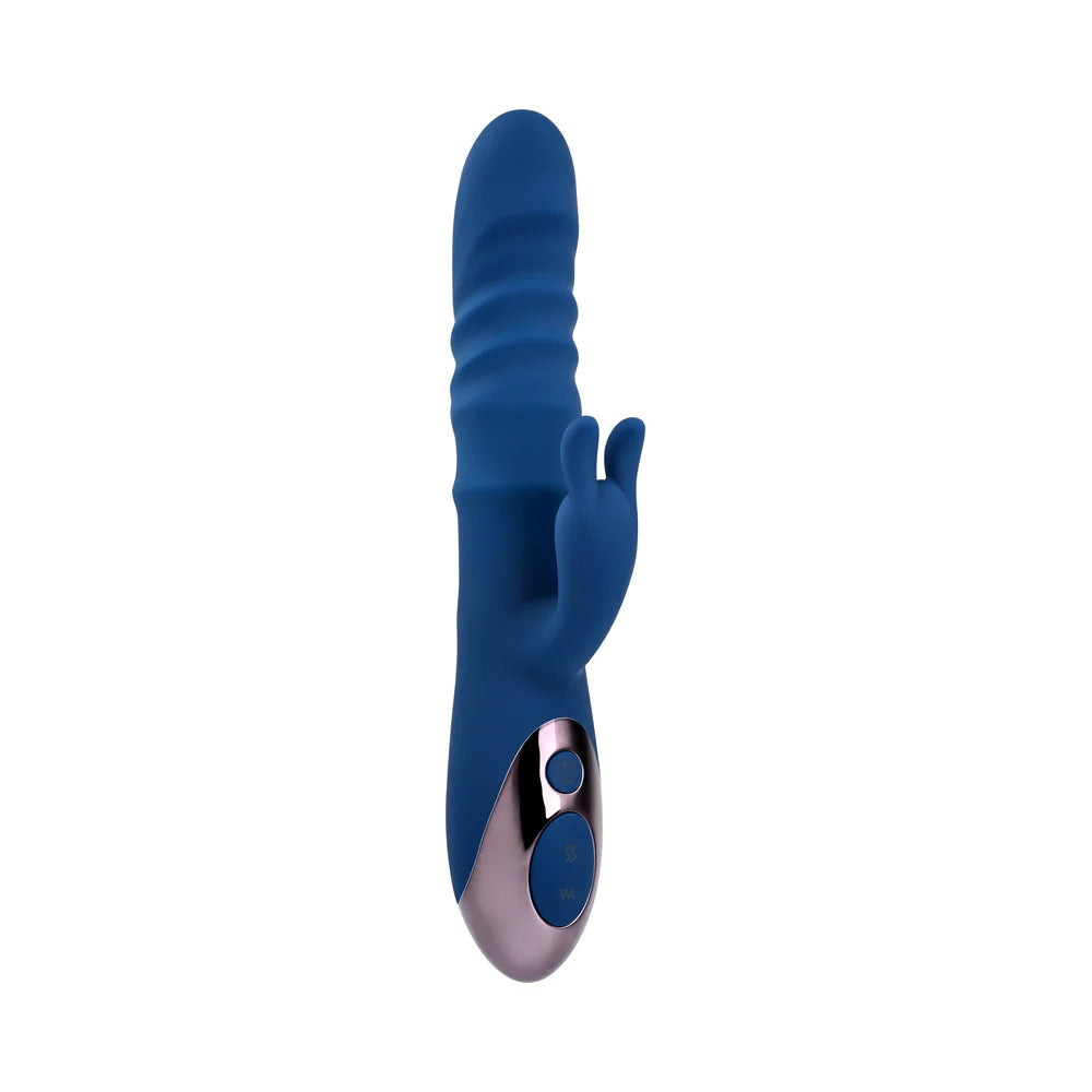 Evolved The Ringer Rechargeable Thrusting Silicone Rabbit Vibrator