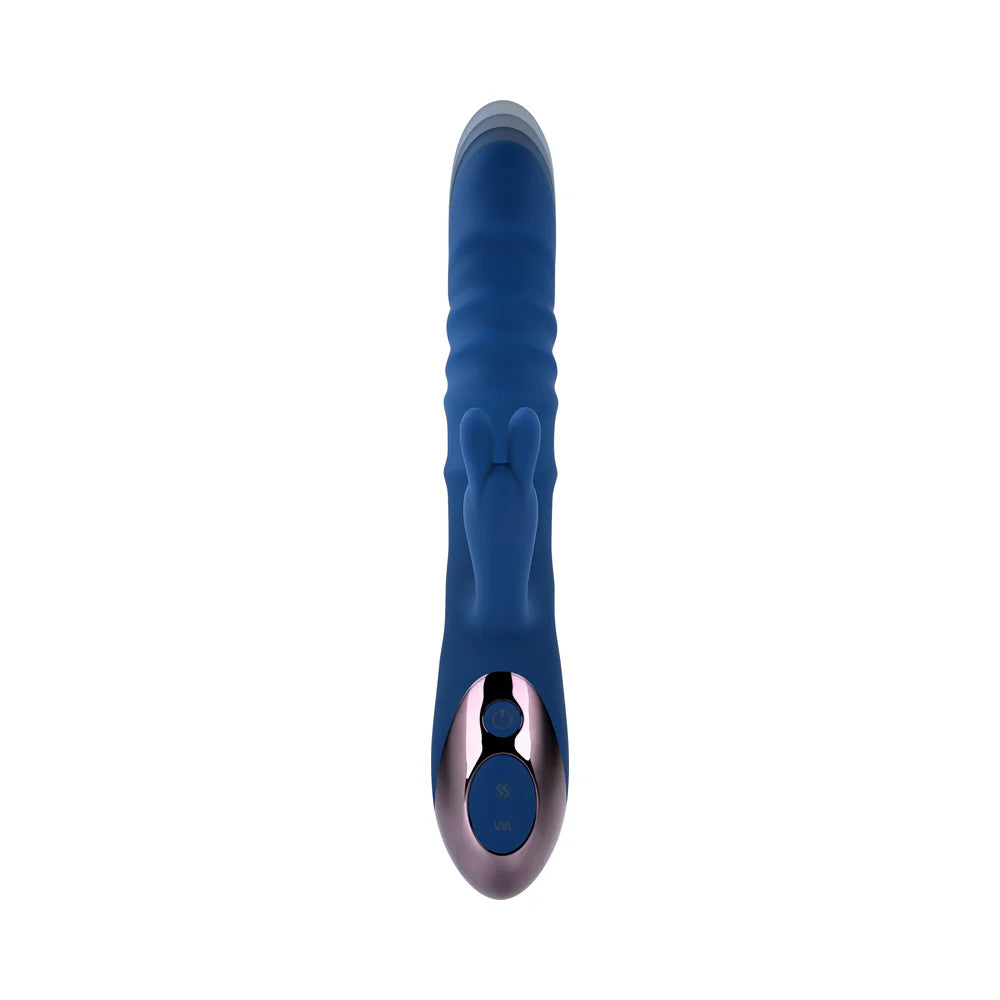 Evolved The Ringer Rechargeable Thrusting Silicone Rabbit Vibrator