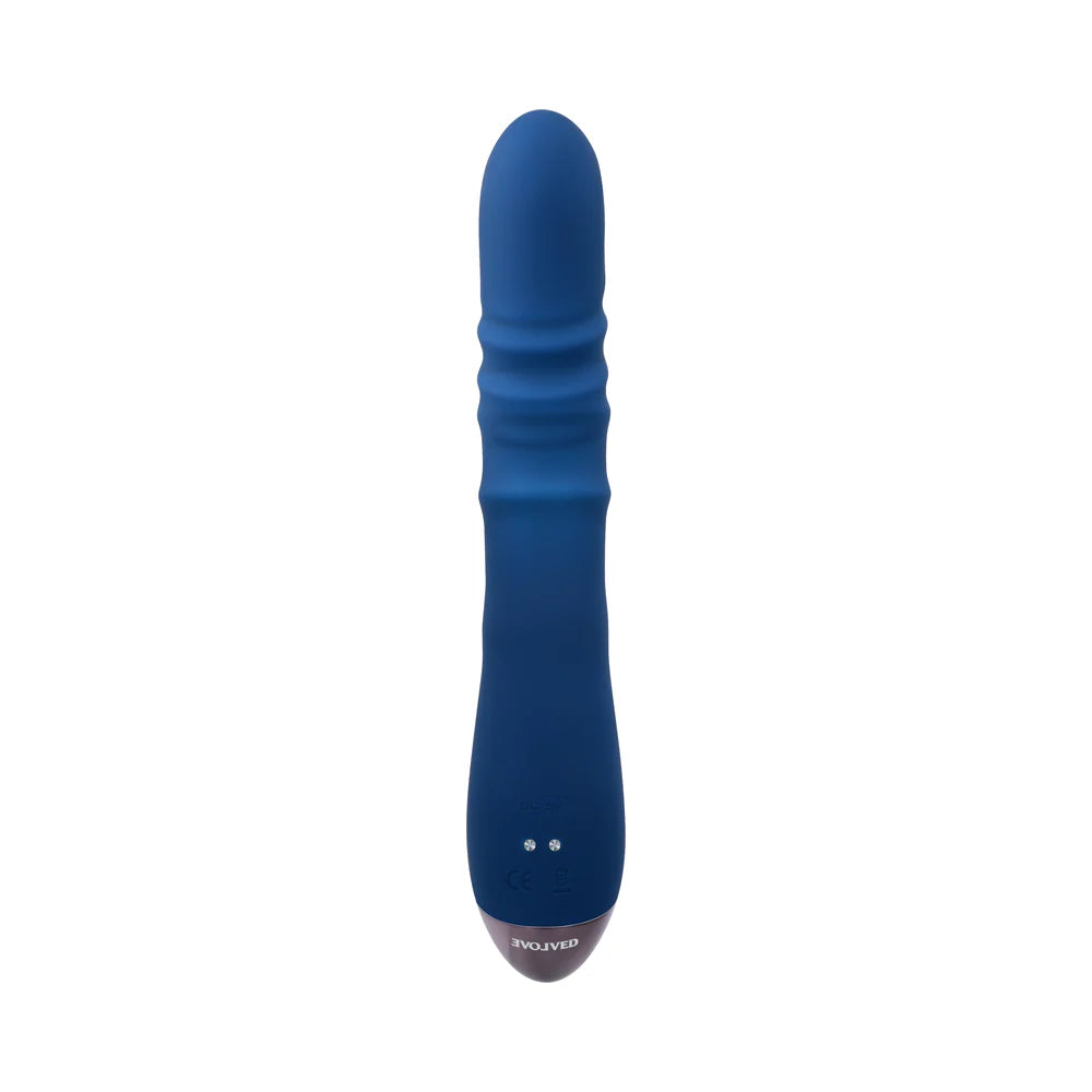 Evolved The Ringer Rechargeable Thrusting Silicone Rabbit Vibrator