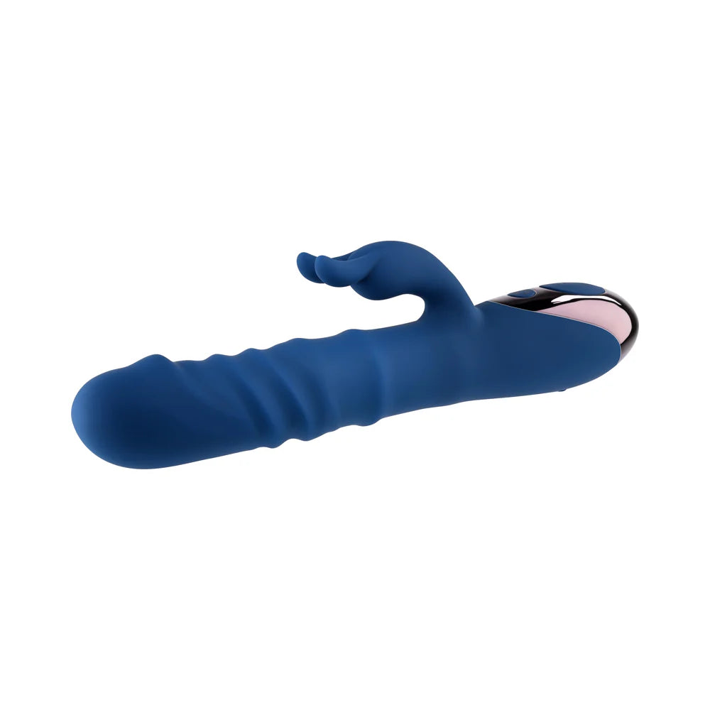 Evolved The Ringer Rechargeable Thrusting Silicone Rabbit Vibrator