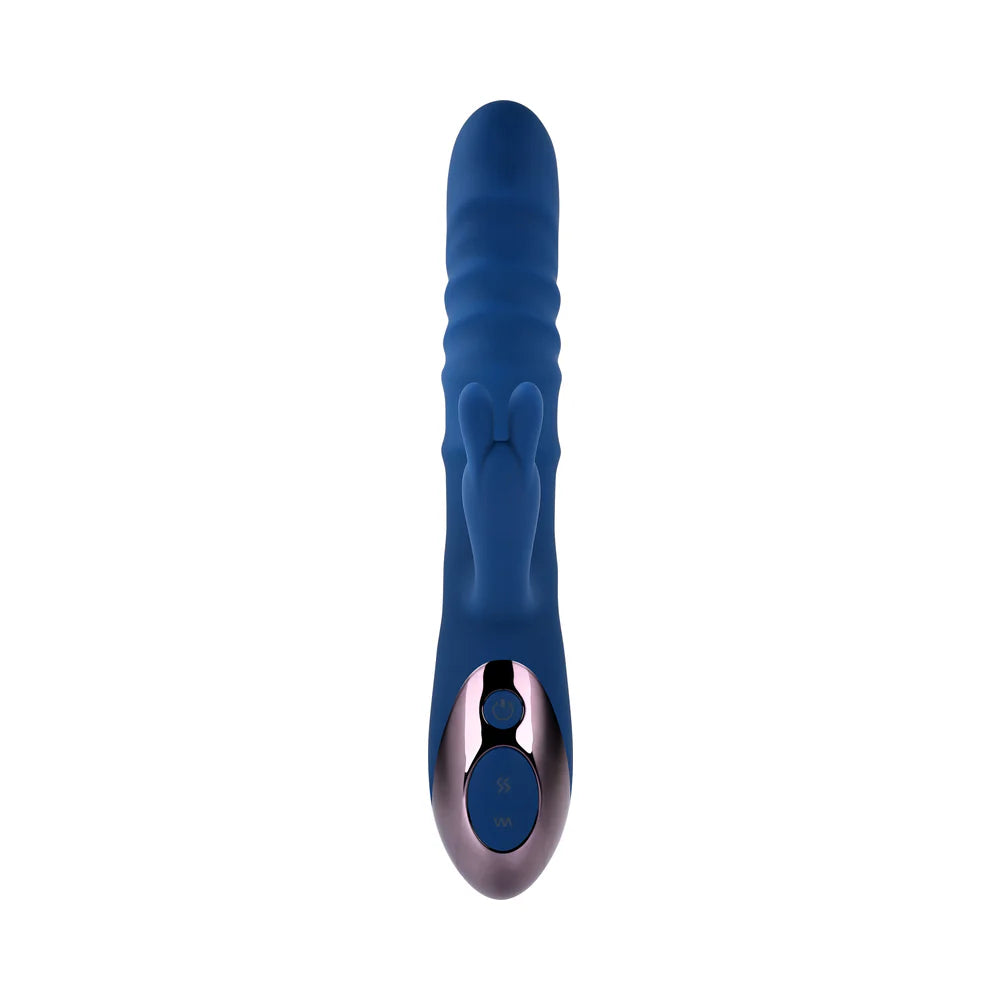 Evolved The Ringer Rechargeable Thrusting Silicone Rabbit Vibrator