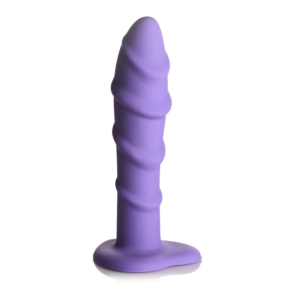 Simply Sweet Swirl 7 in. Silicone Dildo