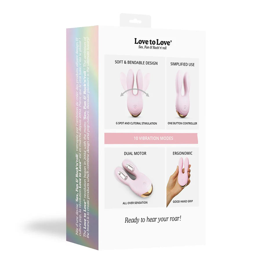 Love to Love Hear Me Rechargeable Silicone Flexible Ear Vibrator