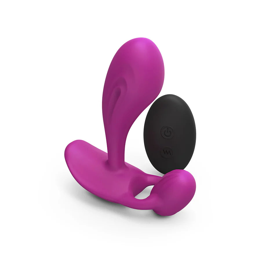 Love to Love Witty Rechargeable Remote-Controlled Silicone P & G Vibrator