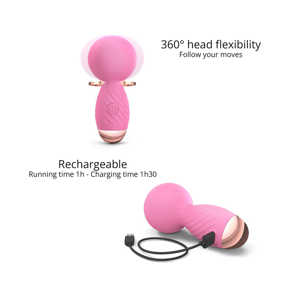 Love to Love Itsy Bitsy Rechargeable Silicone Mini Wand Vibrator