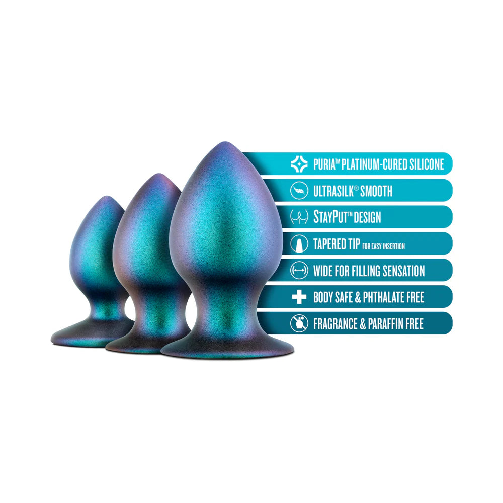 Anal Adventures Matrix Metaverse Plug Kit Silicone Anal Plug Set