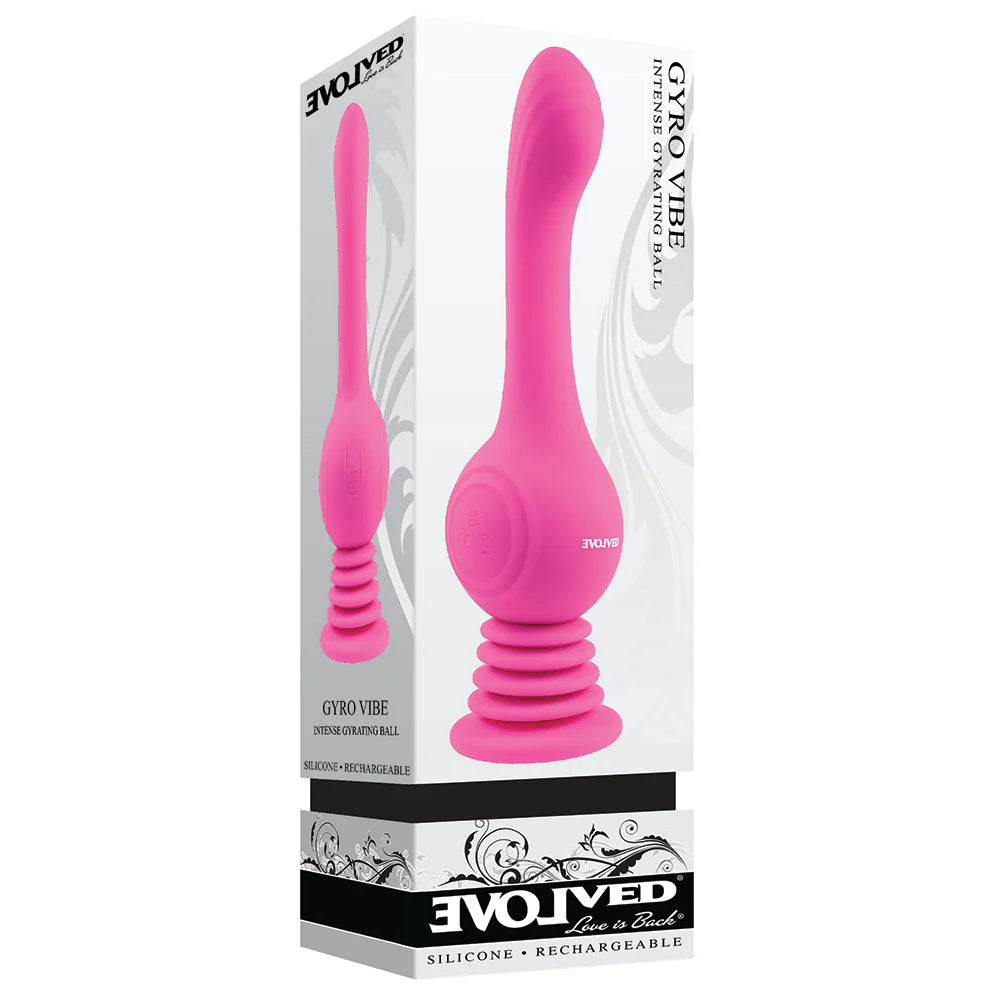 Evolved Gyro Vibe Rechargeable Gyrating Silicone Vibrator