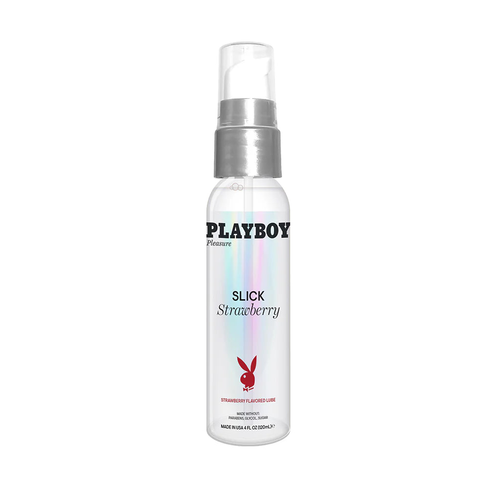 Playboy Slick Flavored Water-Based Lubricant Strawberry