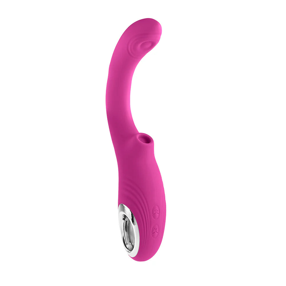 Evolved Strike A Pose Rechargeable Posable Tapping Suction Silicone Vibrator