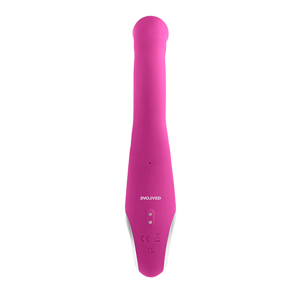 Evolved Strike A Pose Rechargeable Posable Tapping Suction Silicone Vibrator