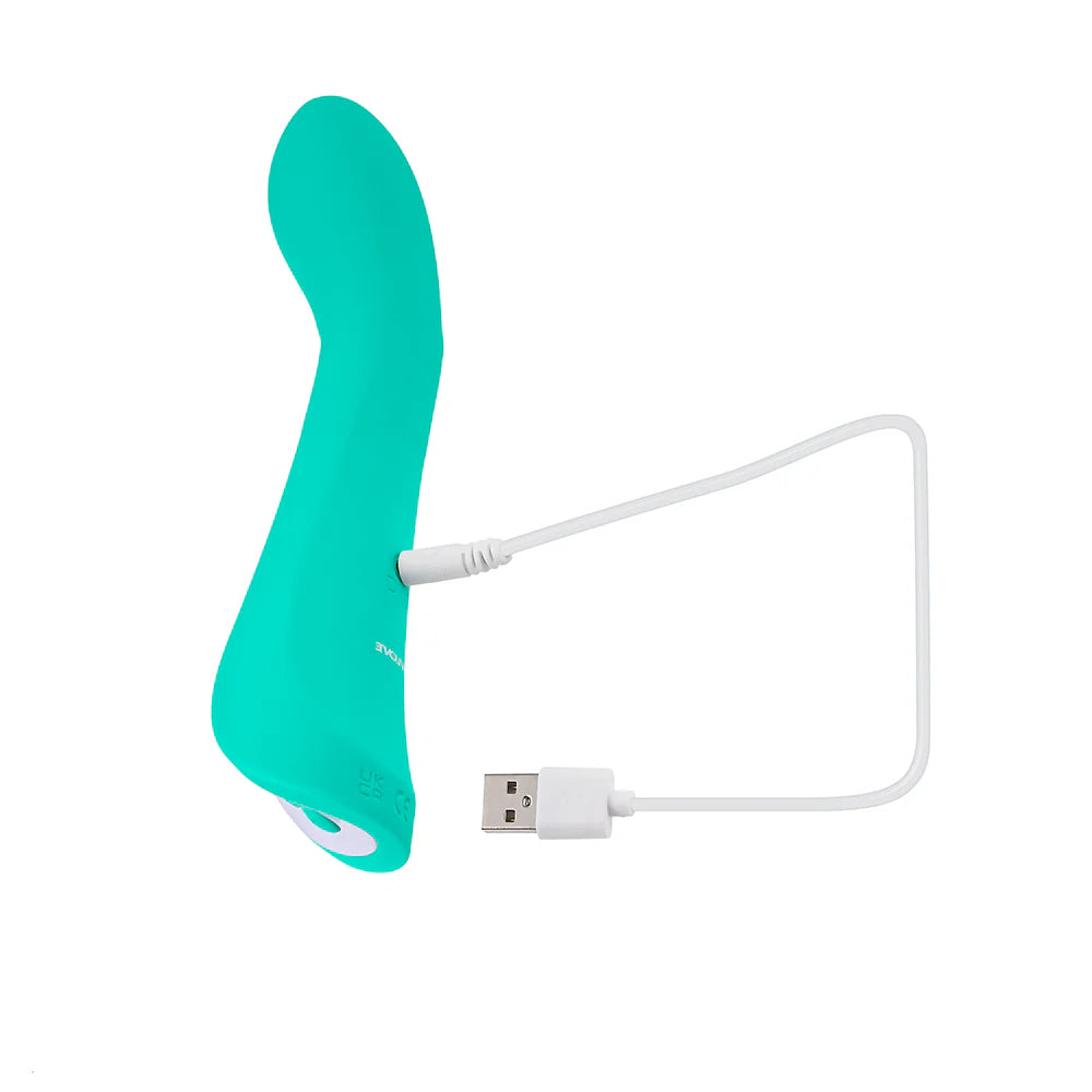 Evolved Come With Me Rechargeable 'Come Hither' Silicone Vibrator