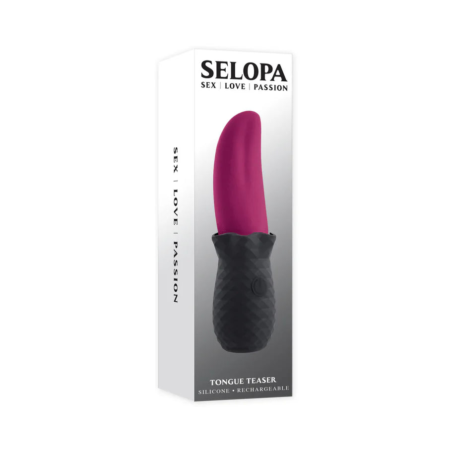 Selopas Tongue Teaser Rechargeable Silicone Clitoral Stimulator