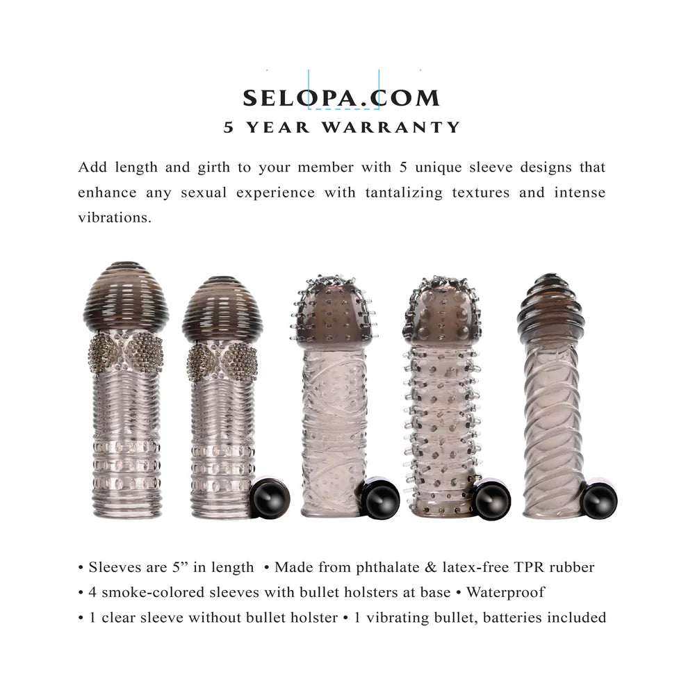 Selopa Choose Your Adventure Penis Sleeve Set (5 Piece)