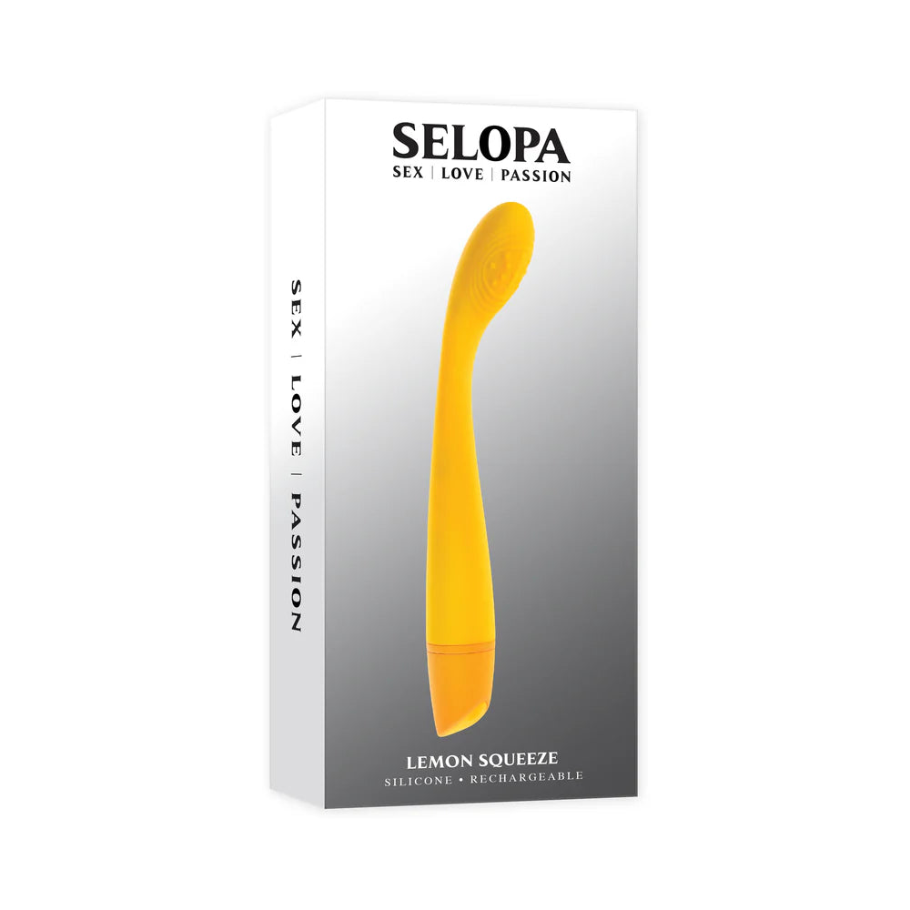 Selopa Lemon Squeeze Rechargeable Silicone G-Spot Vibrator