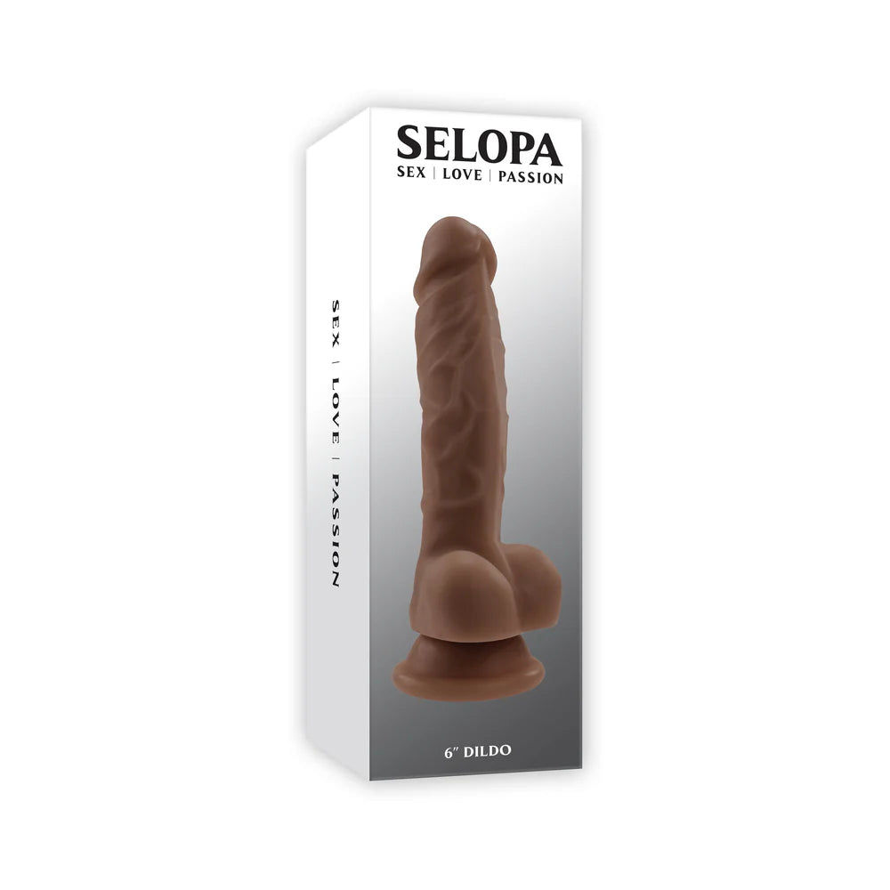 Selopa Natural Feel Dildo 6.5in with Balls