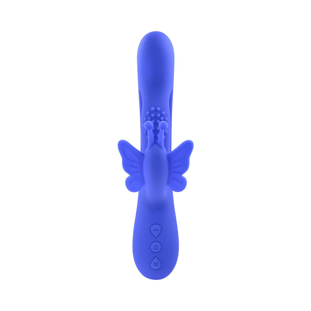 Evolved Butterfly Dreams Rechargeable Silicone Dual Stimulating Vibrator