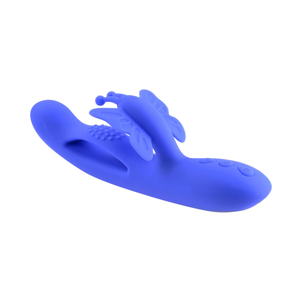 Evolved Butterfly Dreams Rechargeable Silicone Dual Stimulating Vibrator