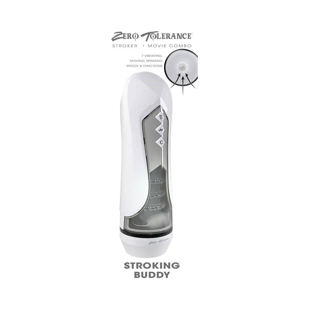 Zero Tolerance Stroking Buddy Rechargeable Vibrating Stroker