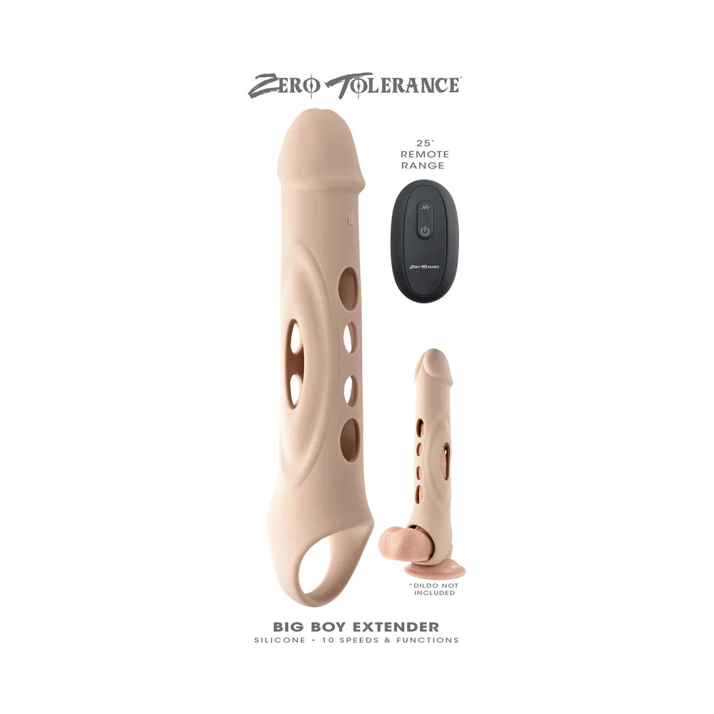 Zero Tolerance Big Boy Extender Rechargeable Extension with Remote Silicone