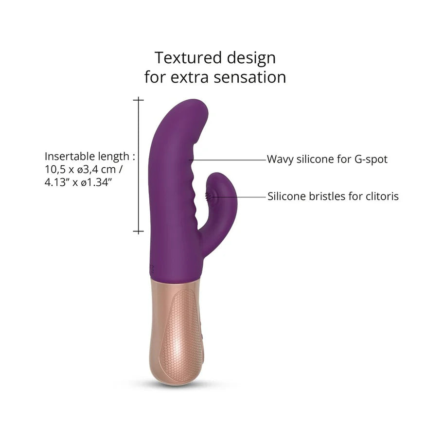 Love to Love Sassy Bunny Dual Motor Rechargeable Silicone Thrusting Rabbit Vibrator