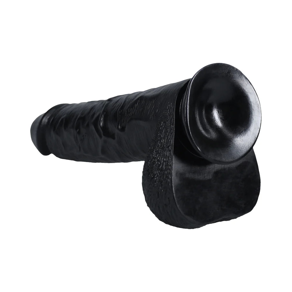 Shots RealRock Ultra Realistic Skin Extra Large Straight Dildo with Balls and Suction Cup 15in