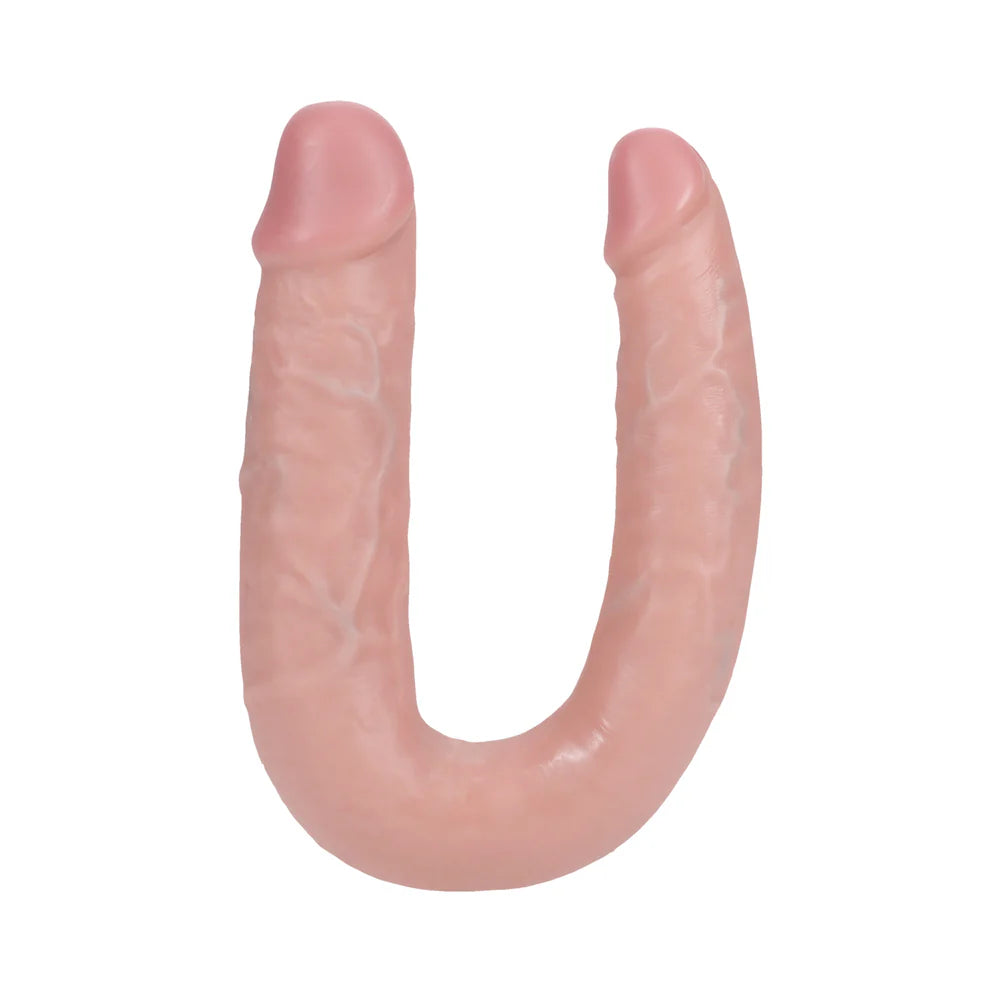 RealRock Ultra Realistic Skin U Shaped Double Dildo 7in