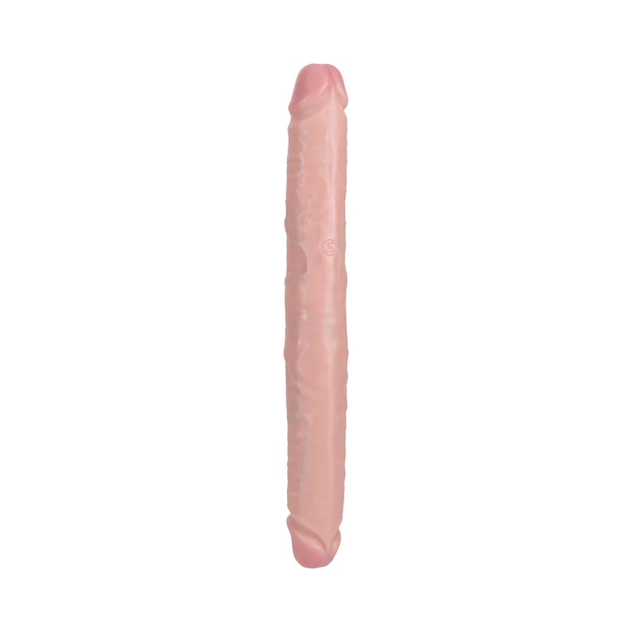 RealRock Realistic Skin Thick Double Ended Dong 14in