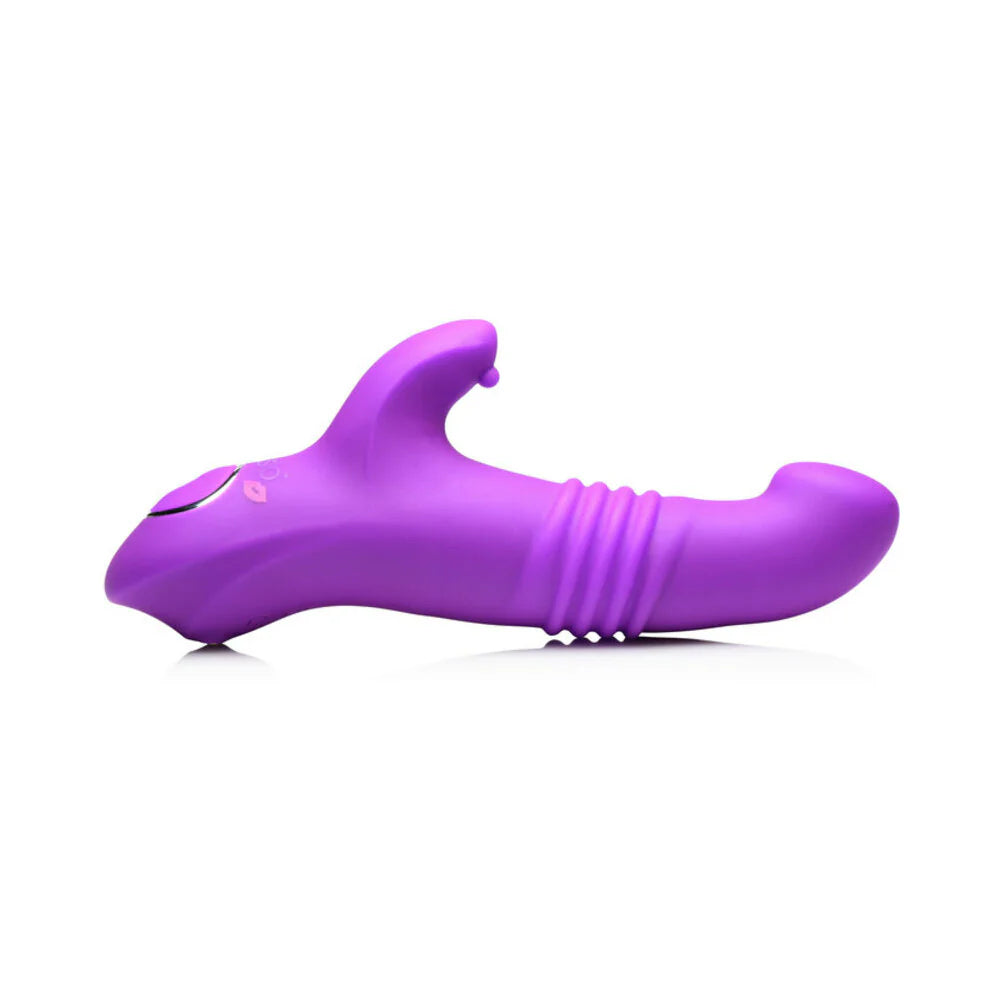 Curve Gossip Blaster 7X Thrusting Silicone Rabbit Vibrator