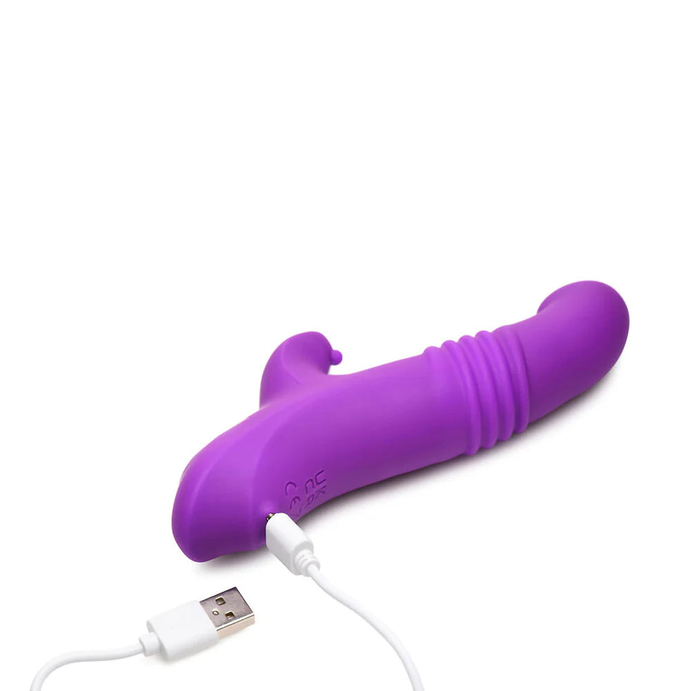 Curve Gossip Blaster 7X Thrusting Silicone Rabbit Vibrator