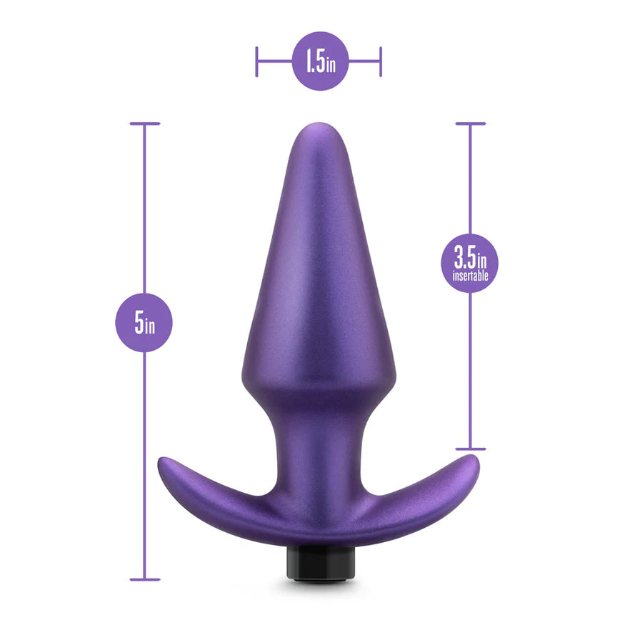 Anal Adventures Matrix Interstellar Plug Rechargeable Silicone Anal Plug