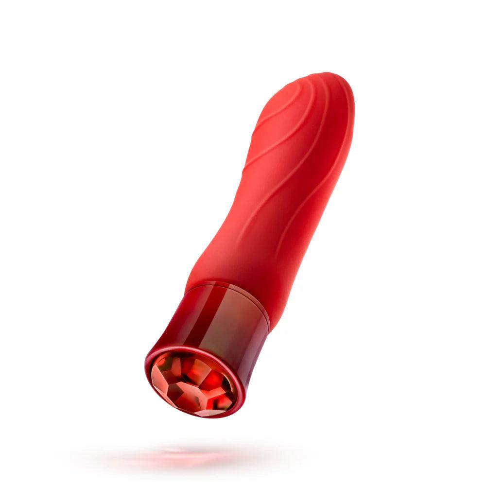 Oh My Gem Desire Rechargeable Silicone G-Spot Vibrator - Ruby