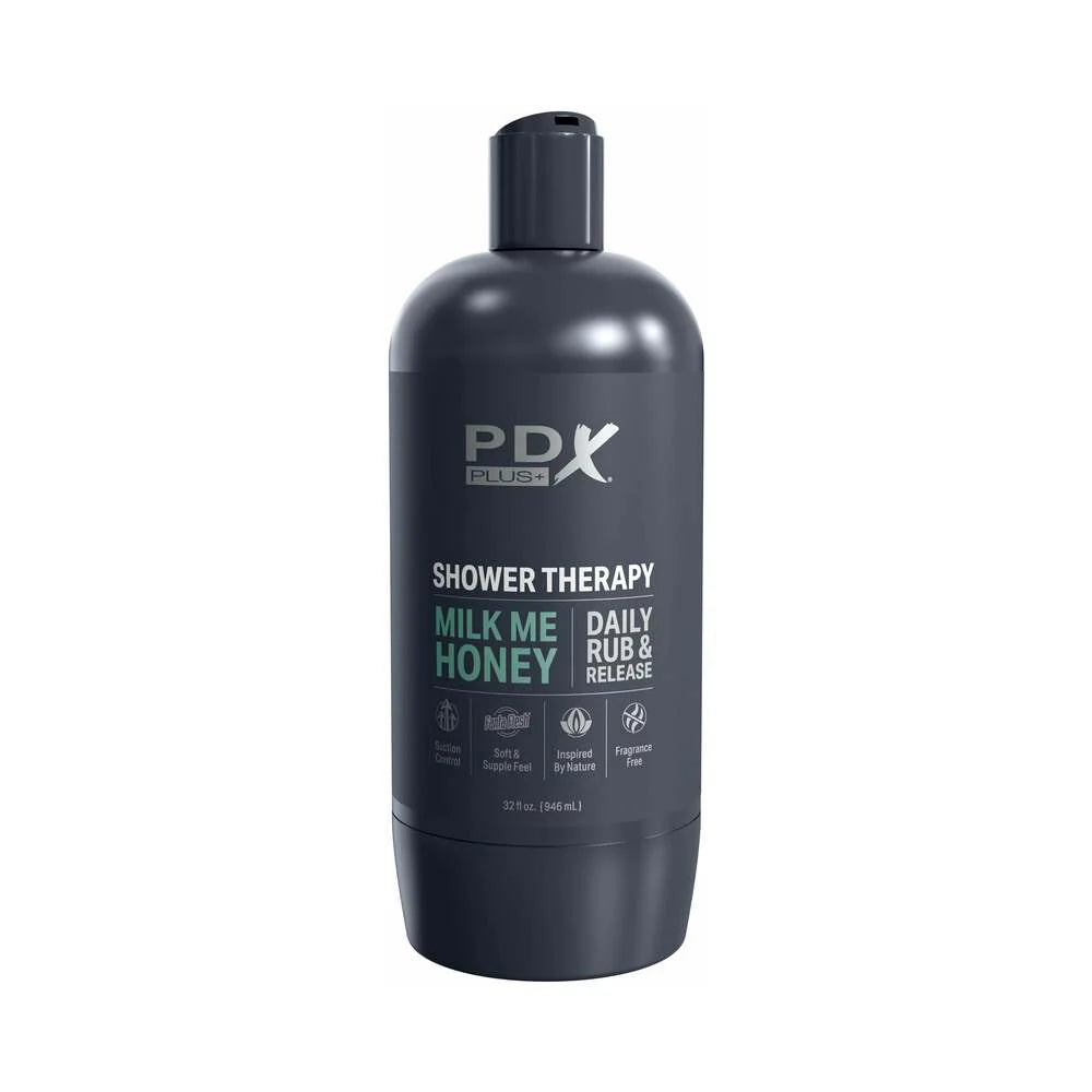 PDX Plus Shower Therapy Milk Me Honey Discreet Stroker
