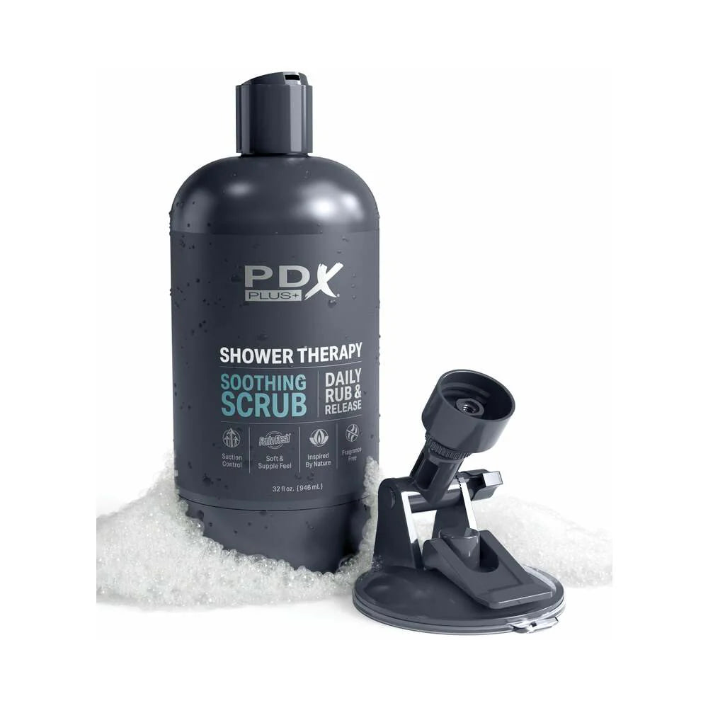 PDX Plus Shower Therapy Soothing Scrub Discreet Stroker