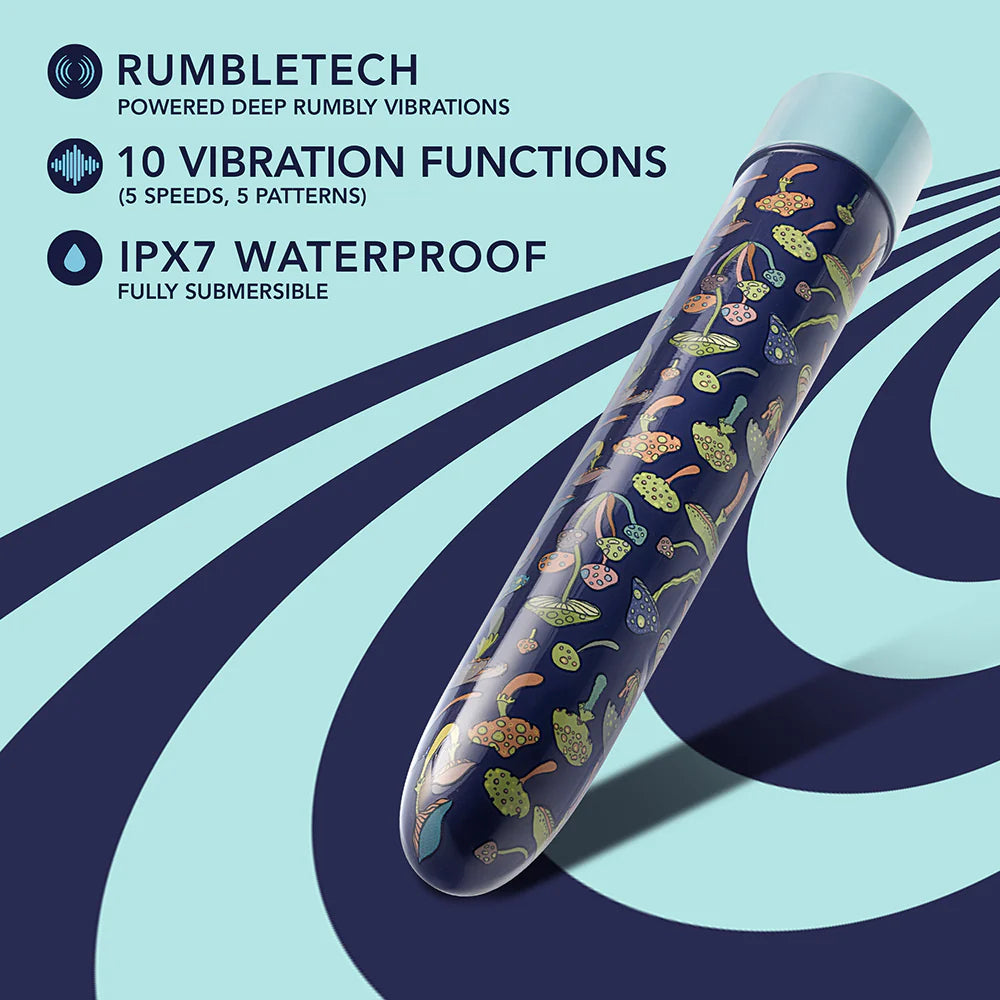 Blush Limited Addiction Dreamscape Rechargeable 7 in. Vibrator Blue