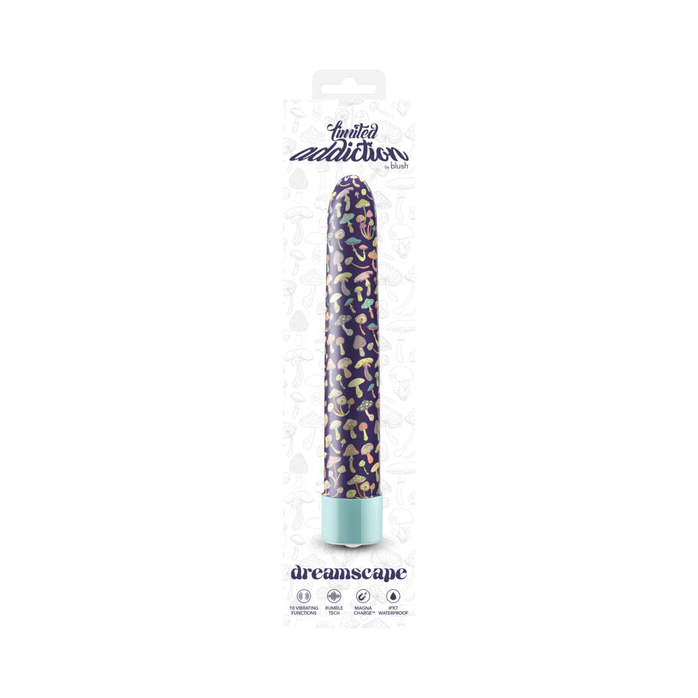 Blush Limited Addiction Dreamscape Rechargeable 7 in. Vibrator Blue