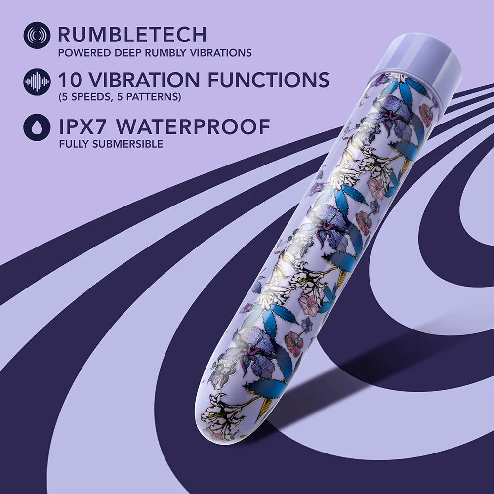 Blush Limited Addiction Floradelic Rechargeable 7 in. Vibrator