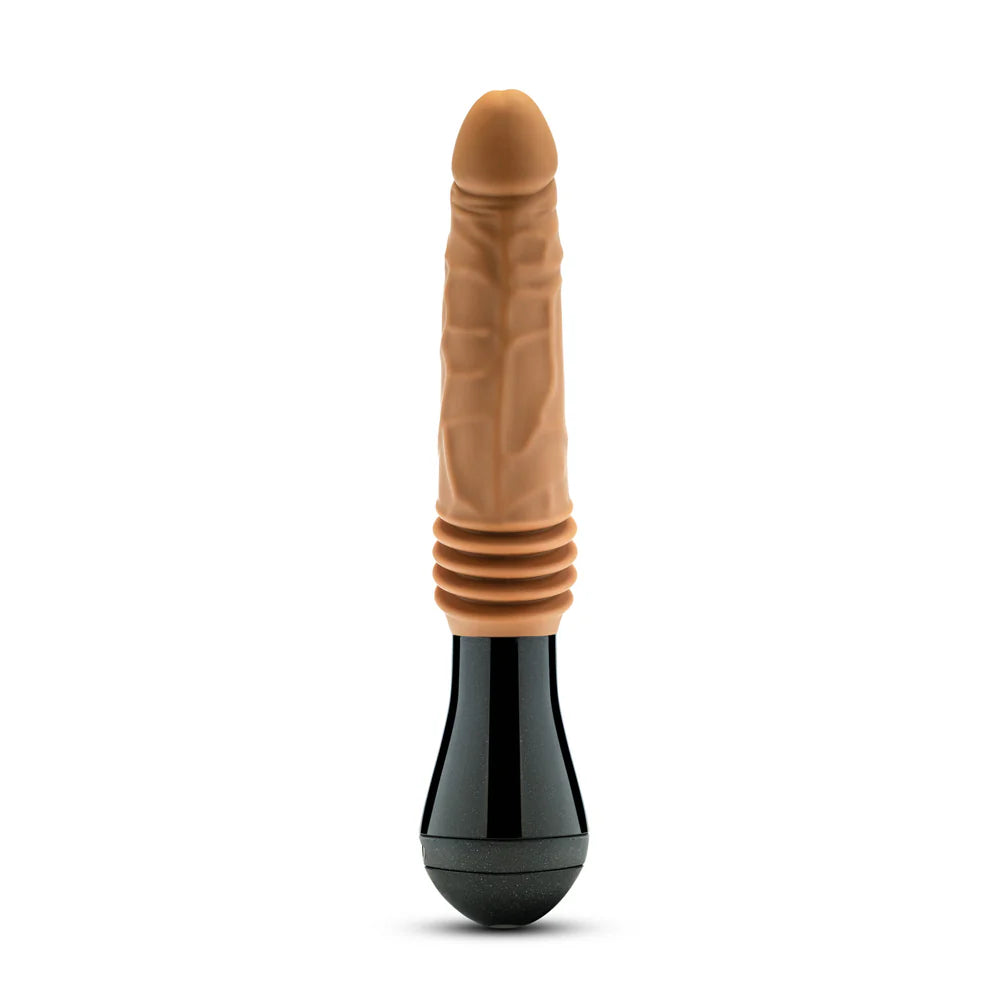 Blush Dr. Skin Silicone Dr. Arthur Thrusting Gyrating Vibrating Dildo